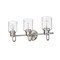 Z-Lite Kinsley 3 Light Vanity, Brushed Nickel And Clear Seeded 340-3V-BN - alternate 3